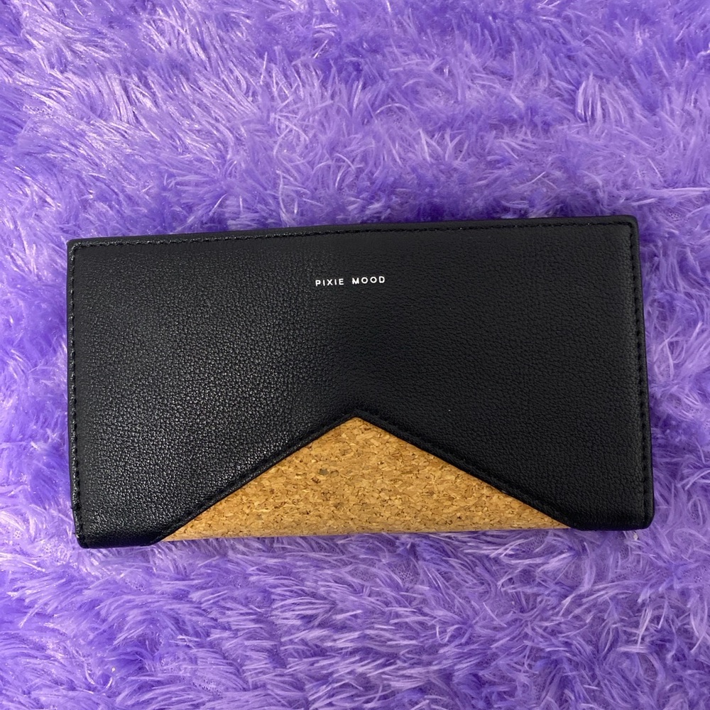 Pixie Mood Black and Tan Wallet